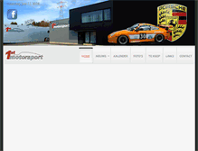 Tablet Screenshot of firstmotorsport.be